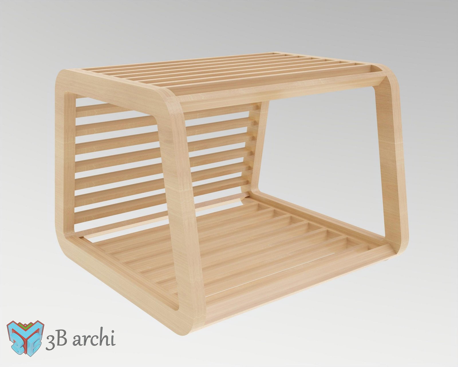Modern Plywood Pet House: CNC DXF File (Digital Download) - Image 5