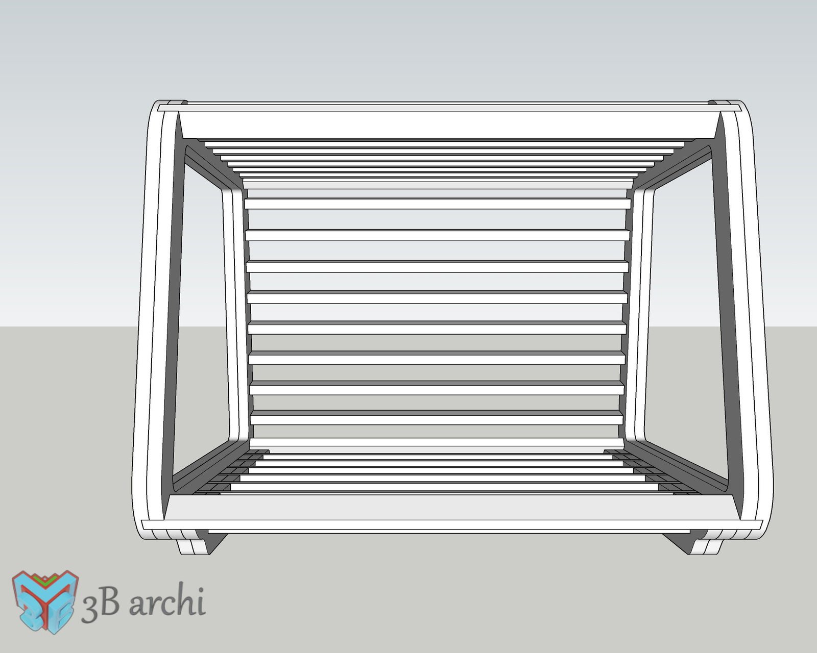 Modern Plywood Pet House: CNC DXF File (Digital Download) - Image 8