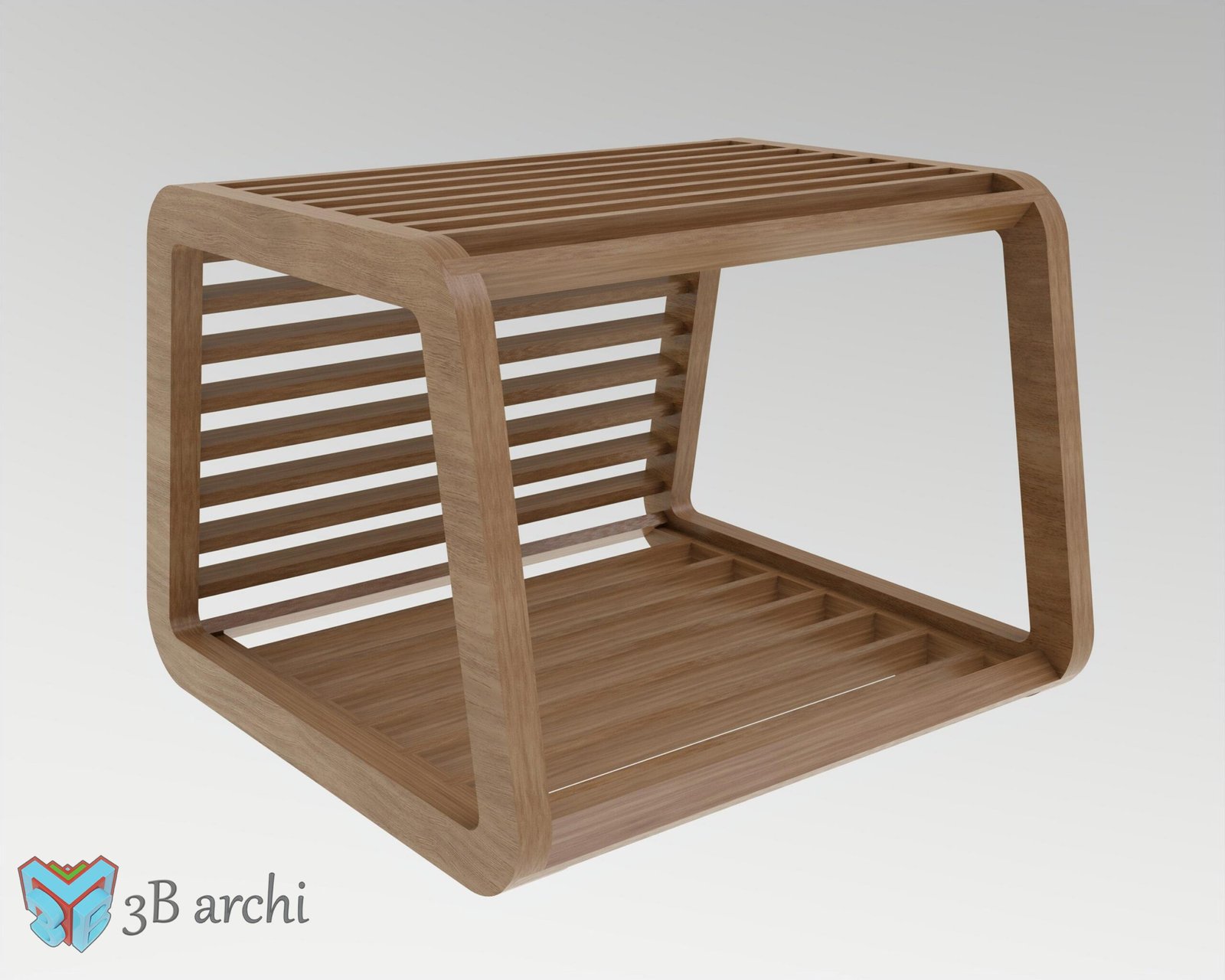 Modern Plywood Pet House: CNC DXF File (Digital Download) - Image 4