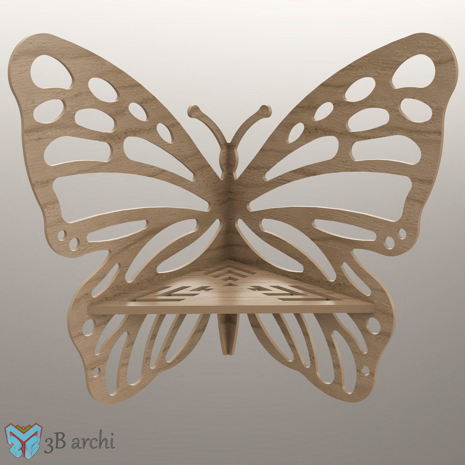 Butterfly bench, chair for birthday backdrop: CNC Router Files (Digital Download) - Image 2