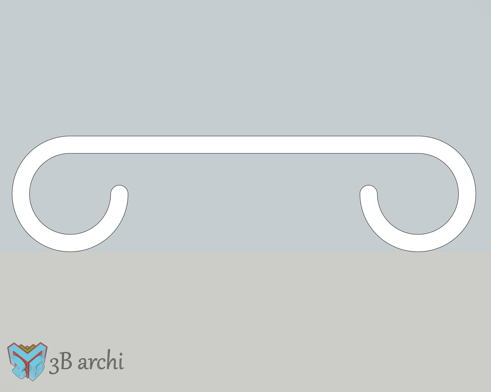 Modern parametric bench, Parametric bench plan, parametric bench design, CNC interior furniture, Vector dxf, CNC milling, Modern furniture - Image 5
