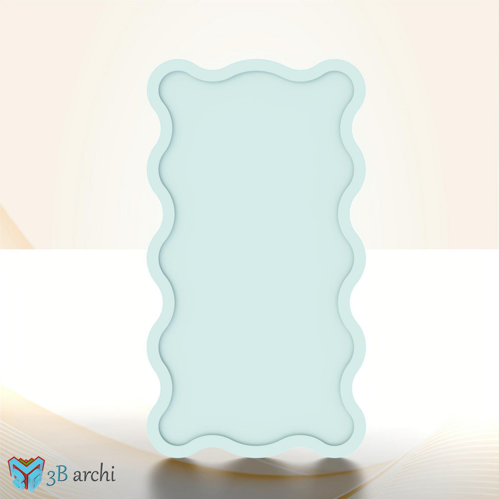 Wavy backdrop plan, Ripple Backdrop Stand: CNC Router Files (Digital Download) - Image 2