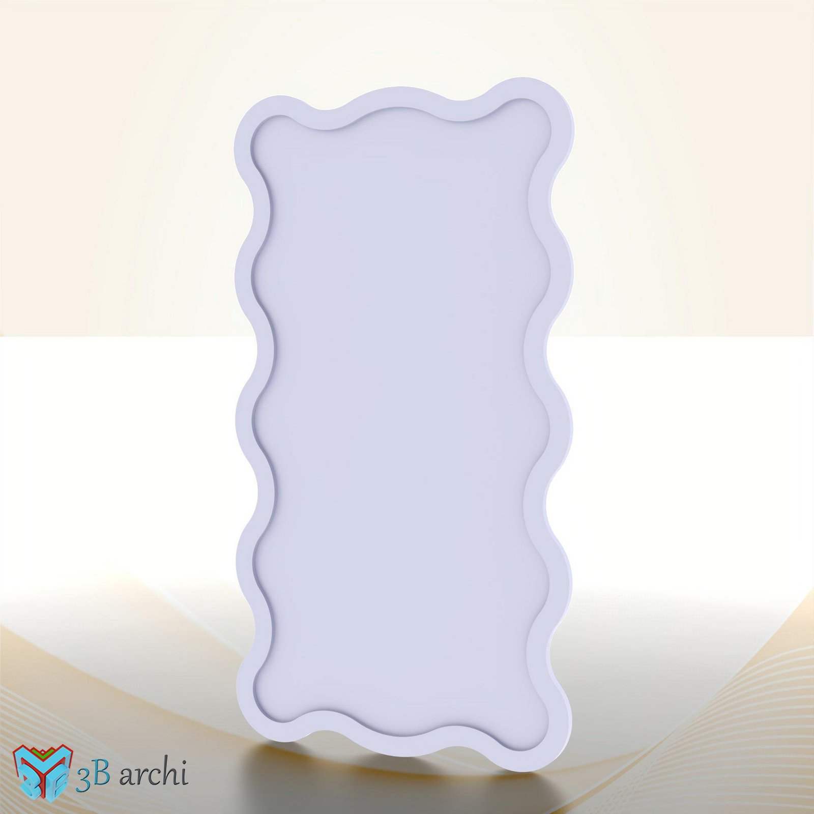 Wavy backdrop plan, Ripple Backdrop Stand: CNC Router Files (Digital Download) - Image 3