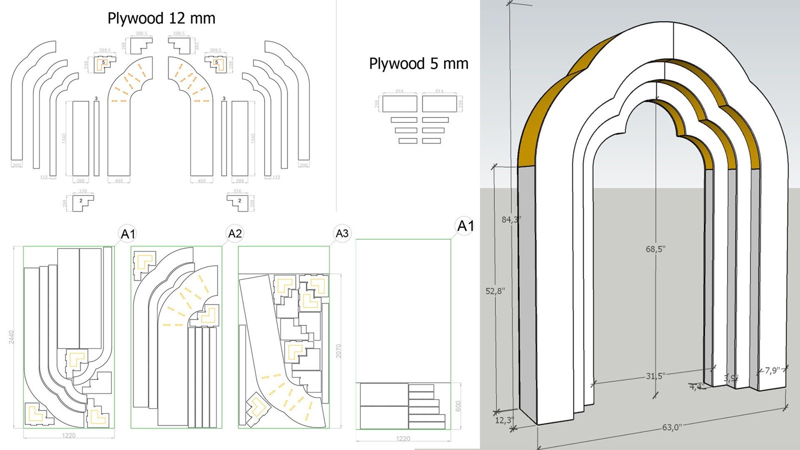 Custom CNC Design Service: 3D Model, Vector Drawing (dxf, dwg, pdf, SVG, jpg) - Image 9
