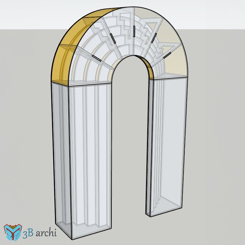 3D Rainbow Arch CNC Files: 5-Layer Wedding Backdrop (Digital Product) - Image 9
