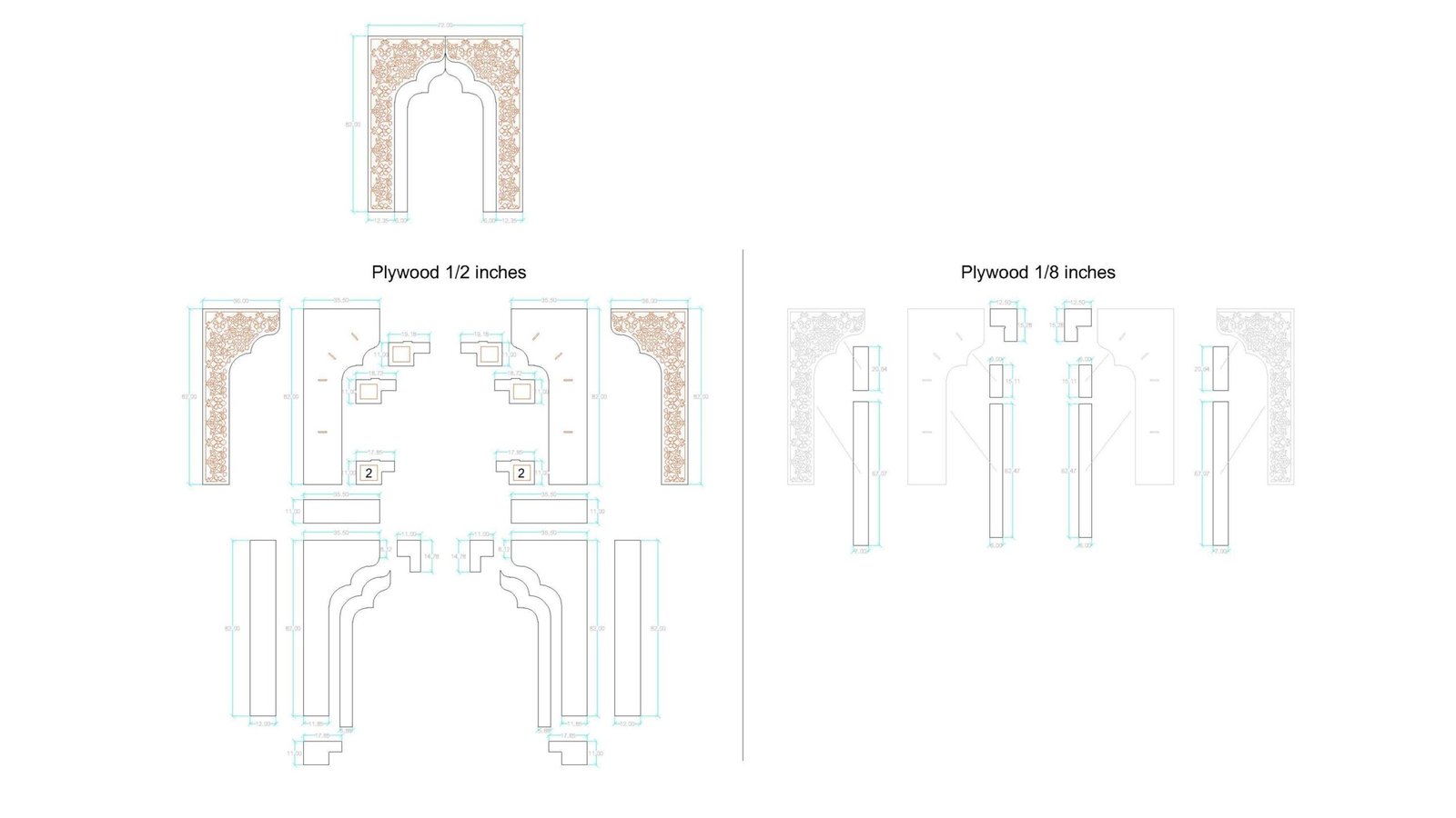 Moroccan Arch CNC File: 3D Backdrop Design (Digital Download) - Image 8