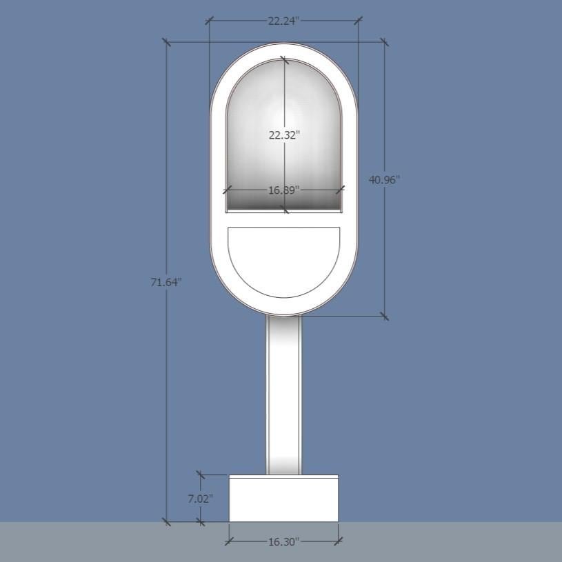 Vintage Phone Booth Prop CNC Cutting File (Digital Download) - Image 4