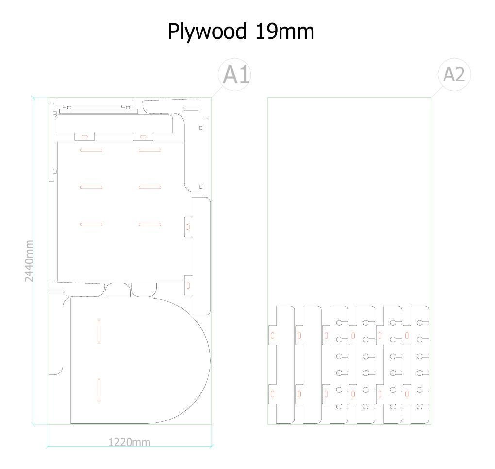 Foldable Treat Wall DXF Template: Customizable Event Decor Plans - Image 8